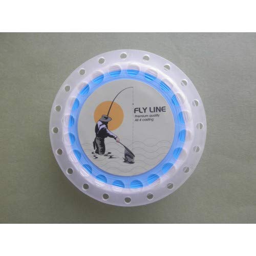 Intermediate Blue Fly Line, with Backing Already attached, Troutflies UK, All in one, (WF6I)