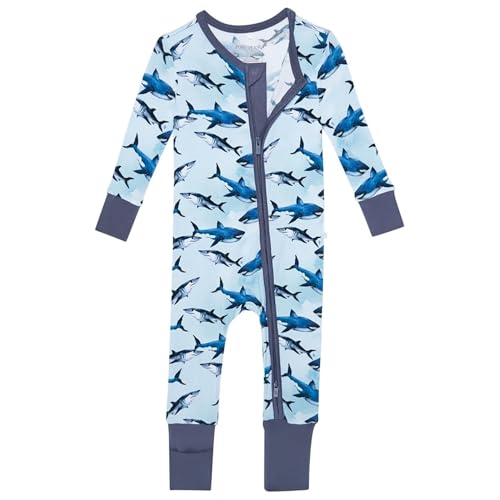 Posh Peanut Convertible Baby Sleepers - Boys Footless Baby Pajamas with 2 Way Zipper for Easy Diaper...