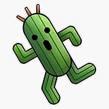 Cactuar Vinyl Waterproof Sticker Decal Car Laptop Wall Window Bumper Sticker 5'