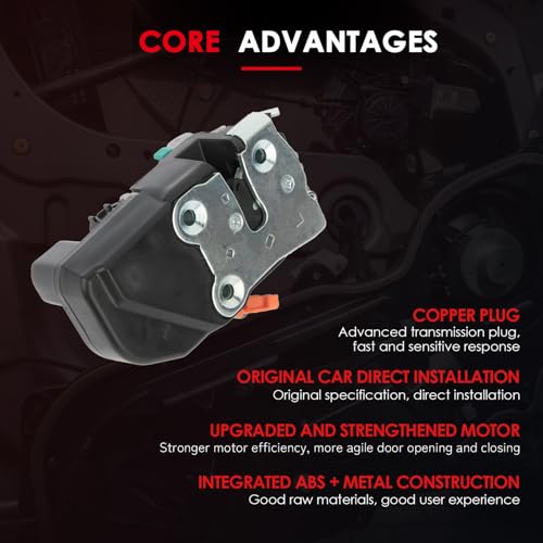 Image of CCIYU Door Lock Actuator Compatible with 1999 2000 2001 2002 2003 2004 For Jeep Grand Cherokee Front Left Door Lock Latch Actuator, Replace 931-001