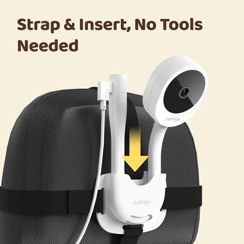 Netvue Peekababy Car Seat Accessories for Baby Monitor, Baby Monitor Car Mount and Baby Camera Car Mount Accessories Compatible with Netvue 3000mAh Baby Monitor - Thumbnail 2