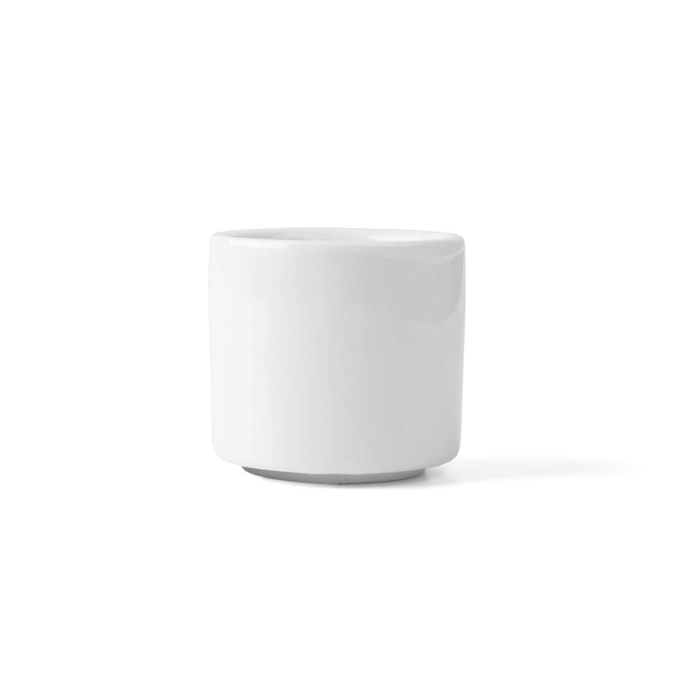 Holst Porzellan Juego de hueveras de Porcelana apilable con Cuchara, Piezas. Home, Blanco, 24-tlg