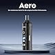Vaporizer Kräuter Aero | Magnetisches Glasmundstück | Individuelle Temperatureinstellung | Timer | Keramik Kammer | LCD Farb Display | Vibration Funktion