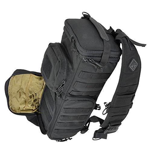 HAZARD 4 Evac Photo-Recon(TM) Photo Sling Pack w/MOLLE (R) - Black , 18.1" L x 6.3" W x 4.7" D