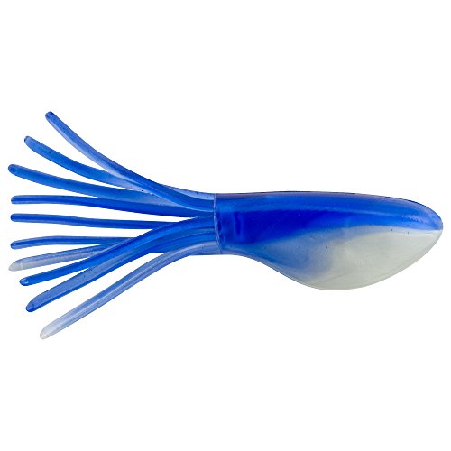 Johnson Crappie Buster Shad Tubes Soft Bait, Neon Blue-Pearl, 2-Inch