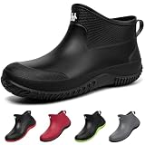 [MERPHINE] レインブーツ メンズ レディース Rain Boots Waterproof 雨 完全防水 農作業 ショートレインブーツ 防水シューズ ガーデンブーツ 洗車 田植え 釣り用 晴雨兼用 おしゃれ 軽量