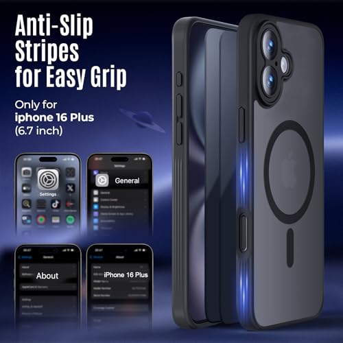 Image of Symcele Designed for iPhone 16 Plus Case, Black