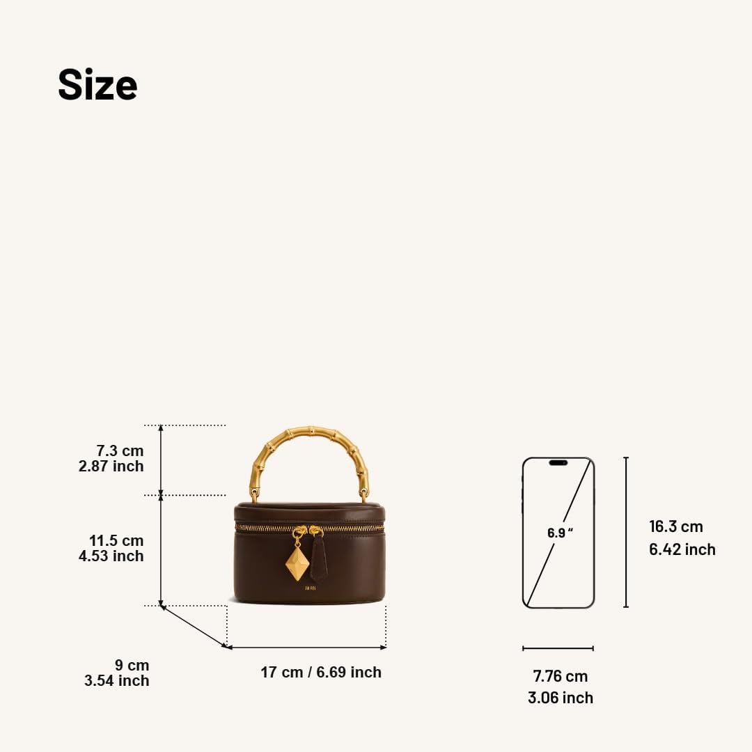 JW PEI Women's Natalie Metal Geometric Pendant Handle Bag