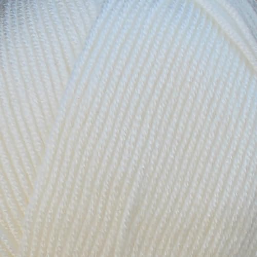 Image of Baby Dream Soft Yarn - 100% Acrylic, Premium Anti-Pilling, 3.5 oz (100g), 273 yds - Soft Yarn for Crochet and Knitting Projects (Ecru)