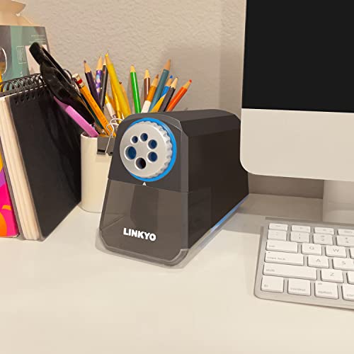 Linkyo Electric Pencil Sharpener Pro (Heavy Duty, Black) #TOP3