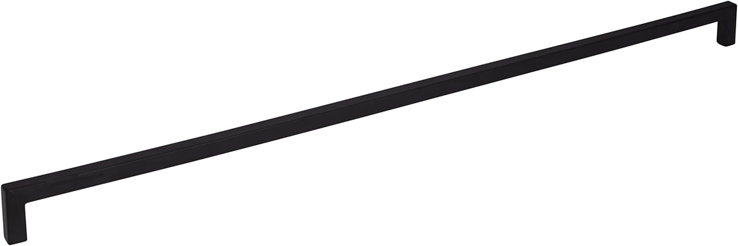 448 MM Center-to-Center Matte Black Square Stanton Cabinet BAR Pull