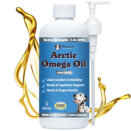 Natural Dog Company Arctic Omega Oil for Dogs – Salmon, Poll