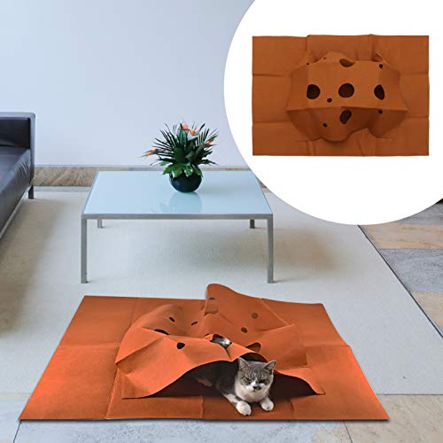 Tapete para brincar de arranhar gatos Balacoo, tapete multifuncional para raspagem de gatos, tapete