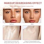 MAEPEOR Matte Setting Loose Powder 8 Colors Smooth and Lightweight Face Powder for Brightening and Setting Makeup with Face Puff (06 Mountain) - Image 4