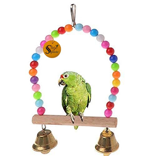 See full amazon price history chart for Sage Square Natural Wooden Hanging Swing Toy for Small, Medium & Large Birds, Cocktail, Budgie (Small) Sage Square Natural Wooden Hanging Swing Toy for Small, Medium & Large Birds, Cocktail, Budgie (Small) (B097YL1ZQD) Amazon Price History, Amazon Price Tracker