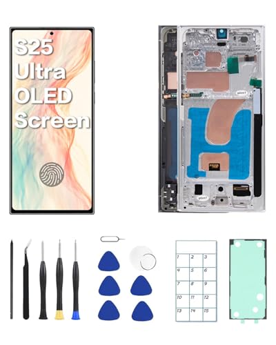 Écran OLED Galaxy S25 Ultra 5G Kit de Remplacement Vitre Brisée