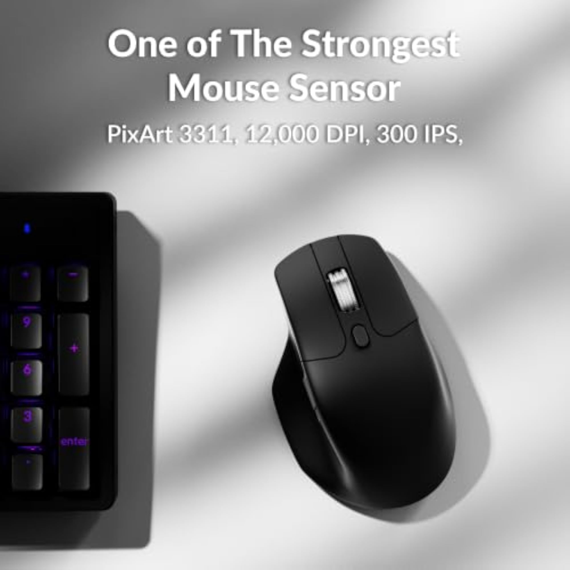 M6 Silent Wireless Gaming Mouse, Lightweight & Versatile