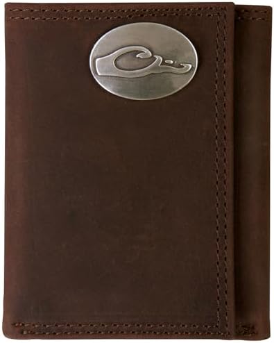 Drake Waterfowl Unisex Durable Compact Leather Tri-Fold Wallet image 4