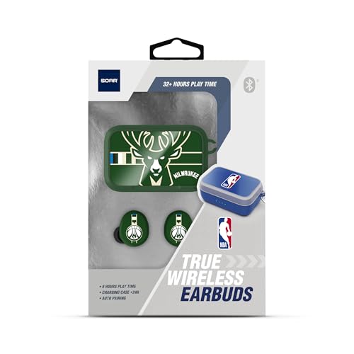 Image of SOAR NBA Wireless Sport Earbuds: Comfortable Fit & Convenient Charging