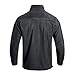 Men's Waterproof Ski Jacket Fleece Lined Warm Winter Snow Coat with Hood Fully Taped Seams(Black, M)