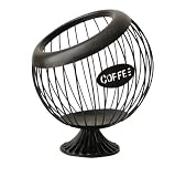 BADCRIS Kaffeekapselkorb mit Sockel, Kaffeekapseln Aufbewahrung für 40 Pods
