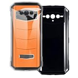 UOGNADGD 2 Pezzi Custodia in TPU per Doogee S100 - Chiaro+Nero