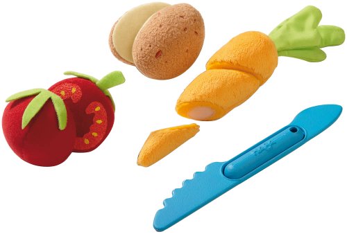 HABA Biofino Colorful Vegetable Mix - 8 Piece Sliceable Plush Veggies