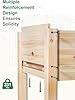 MIXC 331 lb Capacity Wooden Raised Garden Bed with Legs, 48x24x31 in. Elevated Reinforced Large Planter Box for Vegetable Flower Herb Outdoors - Beam and Column Structure - Unmatched Strength Outlast #3
