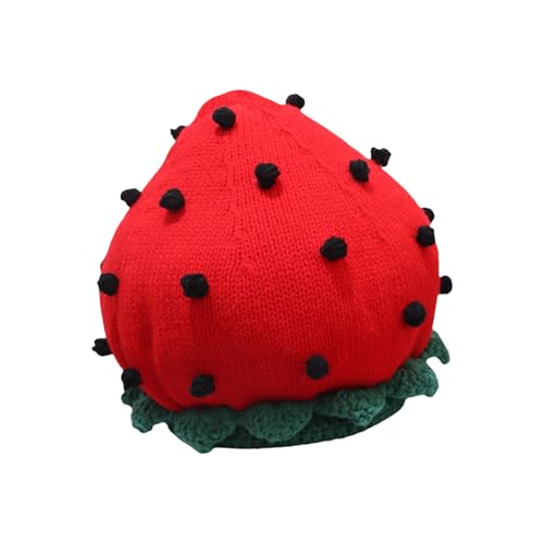 Bonnet tricoté fruits extensible idéal cadeau anniversaire et fête