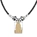 DIYthinker Animal Protector Pet Lover Pet Slave Necklace Jewelry Torque Leather Rope Pendant