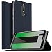 Produktbild Conie EF8812 Electroplated Flip Case Kompatibel mit Huawei Mate 10 Lite, PU Leder Hülle Flip Wallet Cover Kartenfächer Standfunktion Magnetisch für Mate 10 Lite Etui Dunkelblau