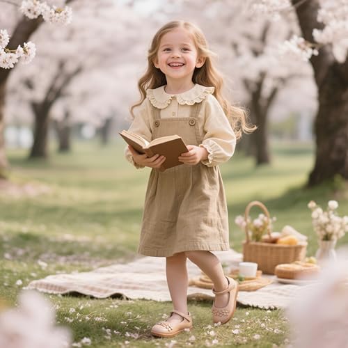 Image of Flaryzone Toddler Little Girl Mary Jane School Uniform Oxfords Flat Dress Shoes