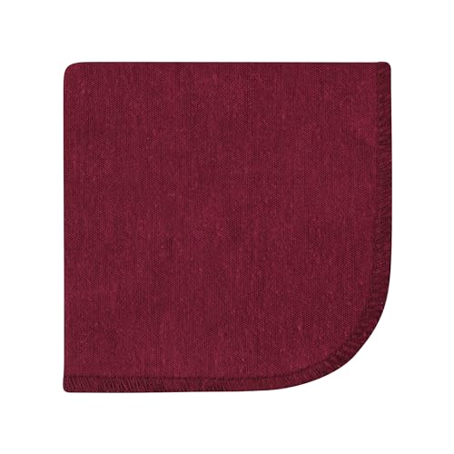 Image of Hudson Baby Unisex Baby Flannel Cotton Poly Washcloths, Dusty Rose Floral 12 Pack, One Size