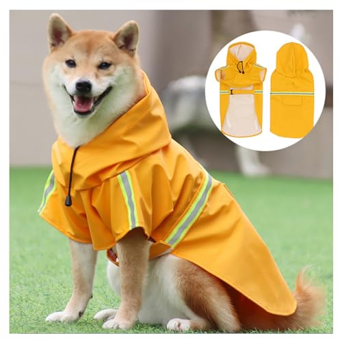 Dog-Raincoat-with-HoodieDog-Rain-Poncho-with-AdjustableWindproof-and-WaterproofLightweight-Rain-Jacket-with-Strip-ReflectiveYellow-L - Cucciolini Doodles   Dog-Raincoat-with-HoodieDog-Rain-Poncho-with-AdjustableWindproof-and-WaterproofLightweight-Rain-Jacket-with-Strip-ReflectiveYellow-L