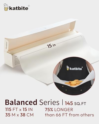 image for Katbite Parchment Paper Roll 15in x 115ft, White Pachment Baking Paper