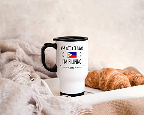 Mug de viaje acero inoxidable 14 oz Filipinas miniatura 4