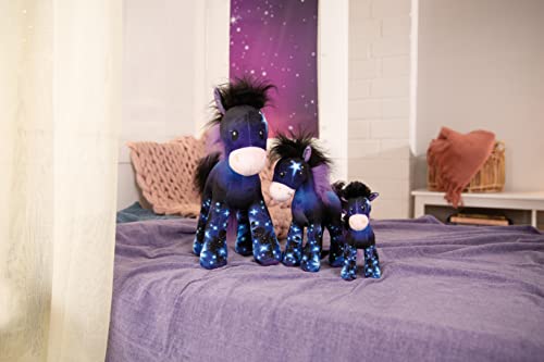 NICI Kuscheltier Pony Starflower 35 cm – Stofftier aus weichem Plüsch, niedliches Plüschtier zum Kuscheln und Spielen, für Kinder & Erwachsene, 48755, tolle Geschenkidee, blau