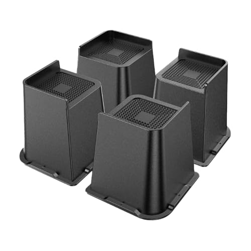 FUPUONE 家具 かさ上げ台 継ぎ脚 家具の高さ調節 4個 台高さ 13cm 15cm (5インチ：高さ12.7cm...