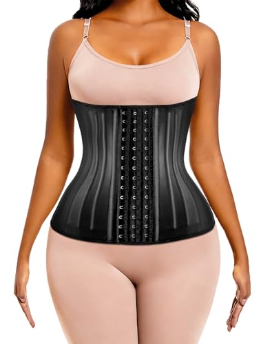 Image of ECOWALSON Waist Trainer for Women - 9 /25 Steel Bones & Additional Extender Cincher Corset for Hourglass body Shaper