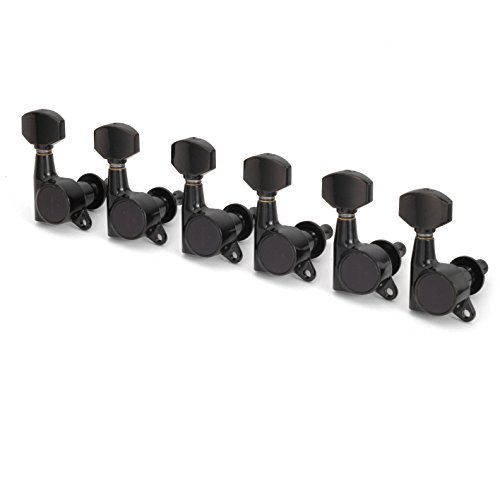 Gotoh Schaller-Style Knob Tuning Machines 6-in-Line Black