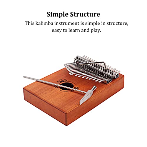 SUIOPPYUW 17 touches Kalimba adultes enfants pouces piano bois Kalimbas cadeau d’anniversaire - Les Beatles, Paul McCartney, John Lennon, RIngo Starr, George Harrison SUIOPPYUW 17 touches Kalimba adultes enfants pouces piano bois Kalimbas cadeau d'anniversaire – Image 5