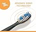 NetGen Replacement Sonic Toothbrush Heads | Soft and Comfortable Electronic Brush | Compatible with All NetGen Toothbrush Models | Black - Pack of 2