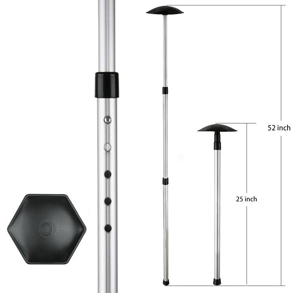 Club Stiff Arm, Travel Bag Support System Support Rod Anti-Impact Support Cover und Aluminiumlegierung Rod Support Stick