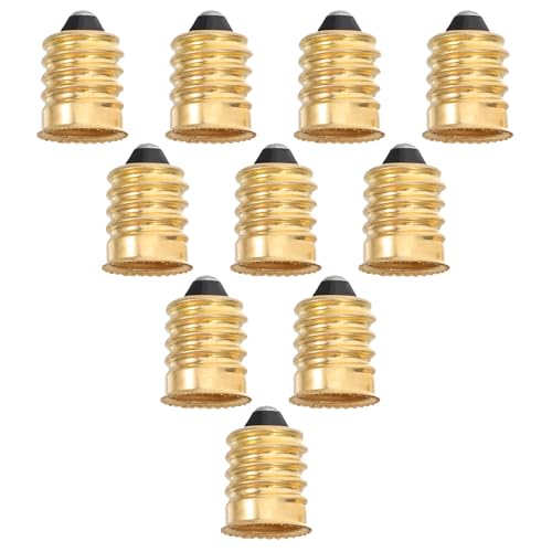 HOUDERCO E14����E12�d���A�_�v�^�[�\�P�b�g 10���� �l�W��LED���C�g�\�P�b�g�R���o�[�^�[ �ƒ� �X�� �I�t�B�X�p�����v�x�[�X�ϊ���
