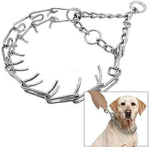 Woofy Stainless Steel Chrome Plated Prong Collar for Dogs - 20 inch (B09HP178HD) Amazon Price History, Amazon Price Tracker