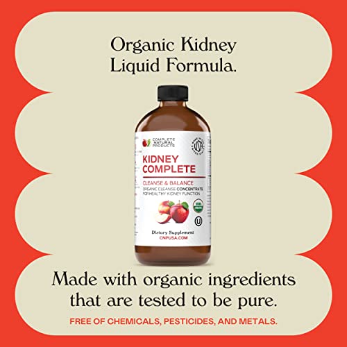 Image of CNP | Kidney Complete Liquid 12oz - ACV Lemon, Chanca Piedra Cleanse Aid | Kidney Support Liquid With Apple Cider Vinegar, Lemon, Chanca Piedra, Beet, Citric Acid & Vitamin C For Cleanse Routines