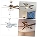 Yardwe Kit 1 Set Balance Piece Fan Light Securing Clip Weight Accessories Epoxy Tool Fan Clips Ceiling Fan Suite Supplies Ceiling Fan Blades Metal Balancer