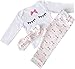 Nwada Ropa Recién Nacido Niña Pijama Bebe Otoño Disfraz Halloween Chandal 9-12 Meses Conjunto Top y Pantalones y Cinta