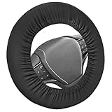 1 pack Black Steering Wheel Cover, Car Steering Wheel Protector Cover Anti-slip Breathable Soft Steering Wheel Cover Elasticity Protector