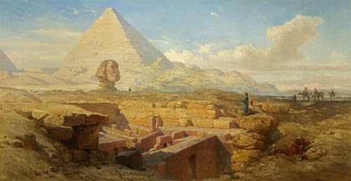 Cuadro en Lienzo le Piramidi di William Muller Oficina Decorativos 60x90cm